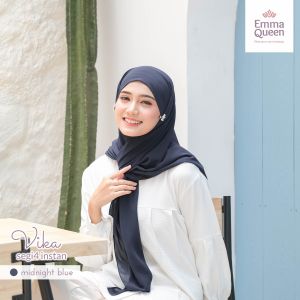 EmmaQueen  - Kerudung Segi Empat Vika kerudung segi 4 terbaru 2025 Instan Basic Ceruty Babydoll
