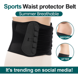 Lumbar Corrector Lower Back Pain Relief Brace Improve Scoliosis Breathable Waist Support Belt