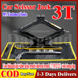 Car Scissor Jack 3 Ton Universal Labor Saving Car Jack Truck SUV Jack Car Weight Lifter Repair Tool