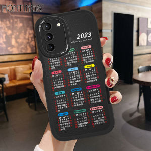 Hontinga Casing Case For Samsung Galaxy S21 Plus S21+ S21 Ultra S21 FE 5G Case New 2023 Calendar leather Soft Silicone Phone Case Full Cover Camera Protection Cases Shockproof Back Cover Phone Casing Softcase For Girls