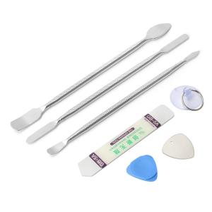 DIYFIX 7ชิ้นโลหะ Spudger ชุดซ่อมโทรศัพท์มือถือเปิดเครื่องมือสำหรับ iPhone iPad พีซีมาร์ทโฟน