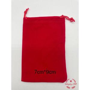 10PCS Velvet Drawstring Pouch Jewelry Candy Storage Bags Present Packaging 7x9CM