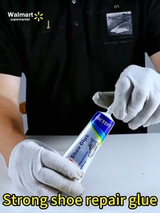 【Walmart】Heavy Duty Shoe Repair Glue Waterproof Strong Flexible Adhesive for Sneakers Leather Canvas Rubber Boots Clear Bonding Agent Quick Drying Non Toxic Shoemaker Glue for Sports Shoes