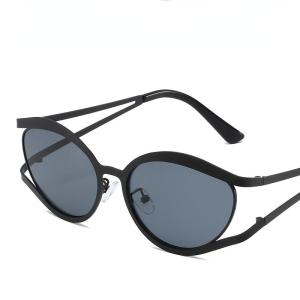 JN IMPRESSION European and American Style Hip Hop Personality Sunglasses Hollowed Out Legs Design Street Snap Sunglasses Woman