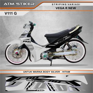 Stiker striping variasi vega r new tahun 2006-2008