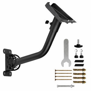 1 set starlink gen3 v4 mount angled pole mount base Durable wall bracket kit with pipe clamp Adjustable extension arm