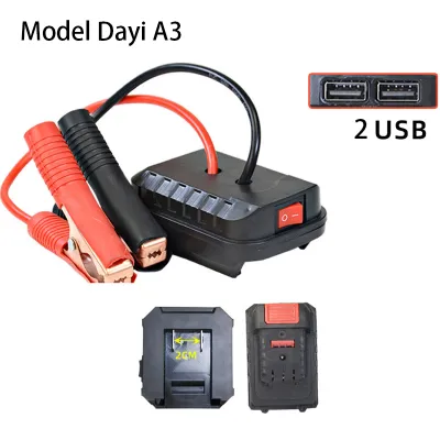 Starter Mobil Makita – Adaptor Baterai Lithium untuk Charger Aki & Pemantik Mesin Mobil