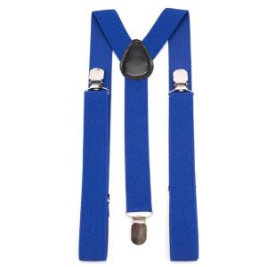 Solid Color Elastic PU Leather Suspenders Braces Men Black Red Adjustable With Straps For Wedding Suit Skirt Accessories Gift
