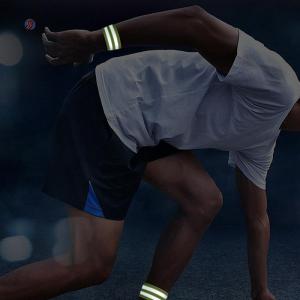 💝💟【Special price】Be Cools แถบสะท้อนแสงสำหรับขี่จักรยานสายผูกกับสายรัดข้อมือเพื่อความปลอดภัยของจักรยานกางเกงแจ้งเตือนขามือสายรัดข้อมือสะท้อนแสงสายรัดข้อมือกีฬา