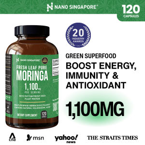 Moringa Supplement 1100mg Nutrients & Antioxidants Moringa Powder - Moringa Capsule Superfood Multivitamins