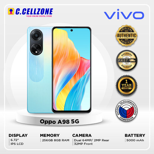 OPPO A98 5G I 8GB+256GB I 5G, 4G LTE (with VoLTE) I Qualcomm Snapdragon ...