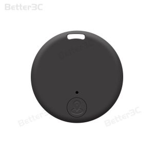 Mini GPS Bluetooth 5.0 Anti-Lost Device Circular Tracker Compatible with iOS/Android Bluetooth Alarm 15m APP Location for Pets KeysWalletValuables No SIM Replaceable Batteries