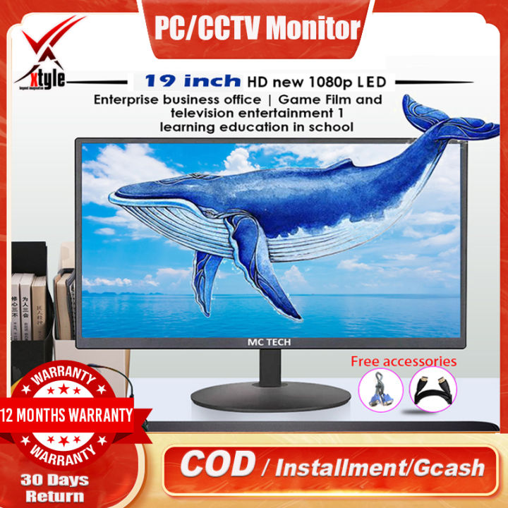 Brand New Monitor Computer 19" 24" inch Gaming Monitor CCTV Monitor HD