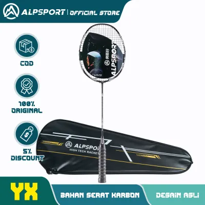 Raket Bulutangkis ALPSPORT ZHANYU 4U Max 32 lbs 100% Carbon Fiber Super Ringan & Awet