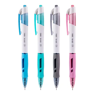 Deli Retractable Ballpoint Pulpen Cetek Tip 0.7 mm EQ18-BL