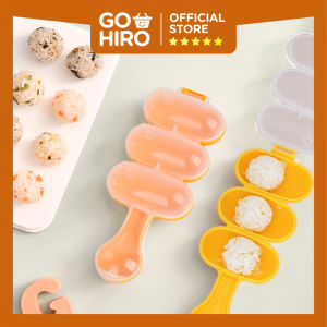 Cetakan Nasi Bento Bola Bulat / Rice Ball Shaker / Bento Rice Ball Mold / Alat Cetak Nasi Bento