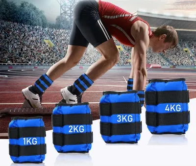 Tạ đeo cổ chân tayBộ 2 Băng tạ Tập Gym đa năng hỗ trợ tập thể thao đi bộ chạy bộ cao cấp ôm chân hạt kim loại êm ái