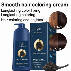 Douyin Hot Sale ZhiHuaShi Caviar Protein Hair Dye for All Ages Gentle NonDamaging LongLasting Color Suitable for Everyone