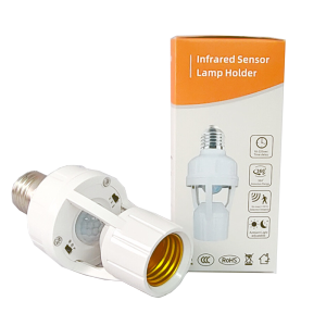 Fitting Lampu Sensor Gerak Otomatis Bohlam Sensor Pir Sensor 240v 40w Manusia Menyala Fiting Piting