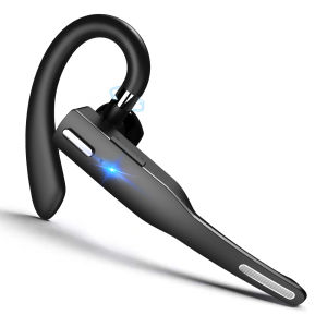 Beiziye Business Hanging Bluetooth Earphones with Noise Cancellation for Calls Equipped with Microphone and Bluetooth Charging Case
