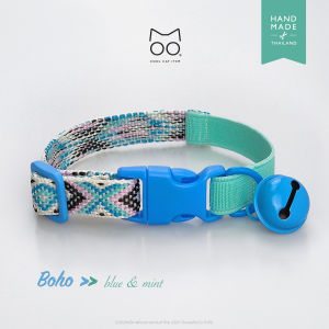 ปลอกคอแมวนิรภัย ยางยืด รุ่น Cool & Care : ลาย Boho
