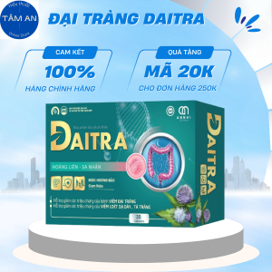 Đại Tràng DAITRA Hộp 30 Viên - Hỗ trợ viêm loét dạ dày tá tràng viêm đại tràng