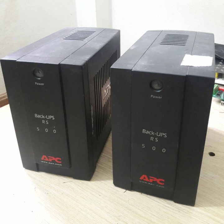 Bộ lưu điện apc back-ups RS500;  lưu điện apc 500va máy cũ main mạch zin nguyên bản  máy không bao gồm ắc quy