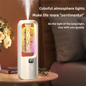 【Set】Digital Display Rechargeable Fragrance Wall-mounted Machine Automatic Aroma Diffuser Humidifiers Essential Oil Lasting Toilet Deodorizing Diffuser PhIeo