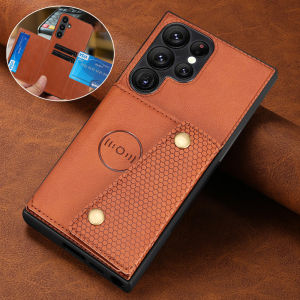 Leather PU Wallet Case For Samsung Galaxy S25 Ultra Plus c Car Holder Flip Card Slot Back Cover for GalaxyS25 + Plus S 25