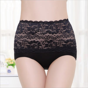 Quần lót cạp cao gen bụng - Quần lót ren cạp cao cho người béo - QLN05