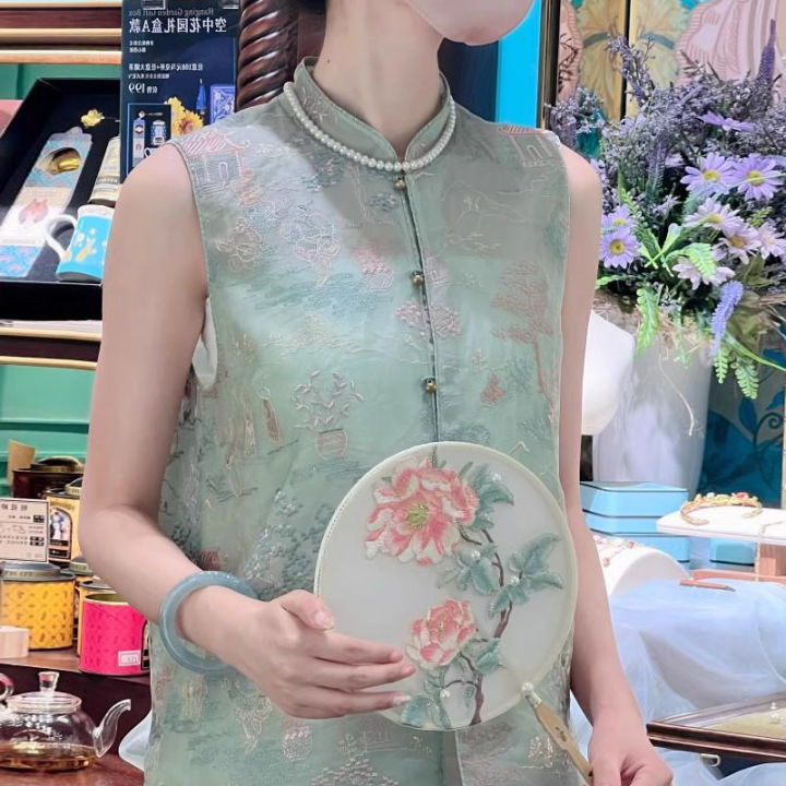 Embroidered Waistcoats Tang Suit Chinese Wind In The Summer Of 2023 The 