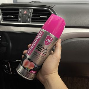 Bình xịt dưỡng bóng nội thất ô tô FLamingo F004 DashBoard Polish dung tích 450ml nhiều mùi hương thơm