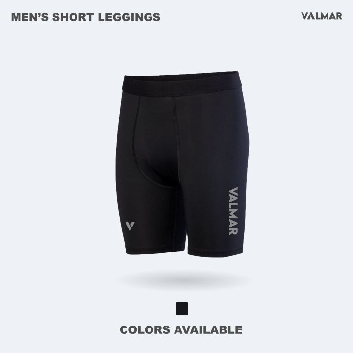 Legging pendek pria olahraga valmar compression short leggings