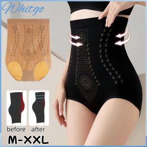 กางเกงในหญิงเก็บพุง M-XXL ยืดหยุ่นสูง Hip-ยกท้องควบคุมร่างกาย shaper รูปร่างกางเกงในเอวสูง