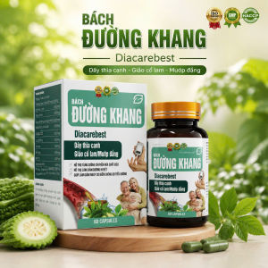 Bách Đường Khang Diacarebest – Hỗ Trợ Chăm Sóc Sức Khỏe Người Tiểu Đường 🌿 Bạn đang quan tâm đến việc kiểm soát đường huyết và duy trì sức khỏe ổn định mỗi ngày