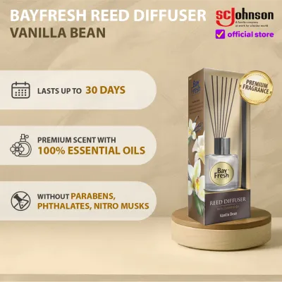 Bayfresh Reed Diffuser Regular Pengharum Ruangan Vanilla Bean