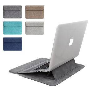 PU Leather Laptop Sleeve Bag For Macbook Air Pro 13 15 16 Case Notebook Cover For 13.3 14 15 15.6 inch Redmi Huawei Dell HP ASUS