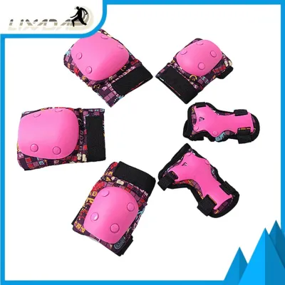 LIXADA 6 in 1 Kids Bike Pads Set Knee Pads Elbow Pads Wrist Guards Sport Protective Gear Set for Cycle Skateboard Roller Skating