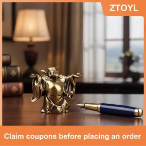 【ZTOYL】 Lớn Brass Sự Giàu Có Trang Trí Nhỏ Thiết Kế Thanh Lịch Hoàn Hảo Phong Thủy Giọng Cho Văn Phòng Nhà Tiền Thu hút Trang Trí Nội Thất