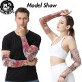 Musion Trendy Tattoo Arm Sleeve UPF 50+ Sun Protection Arm Sleeves Cooling Tattoo Cover Sleeve for Outdoor Sports Running Driving. 