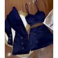New arrival 3in1 top+short and blazer korean fashion terno. 