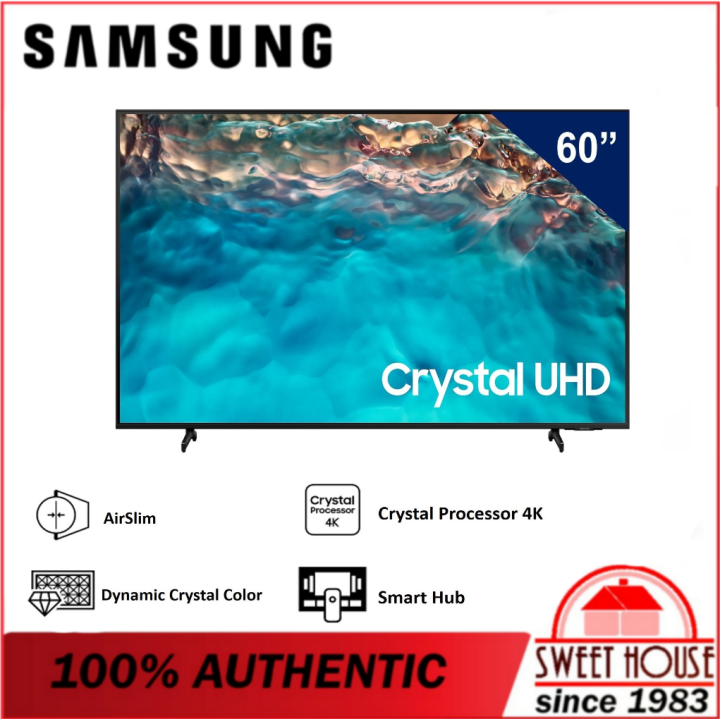 Samsung BU8000 4K UHD Smart TV 60'' / Dynamic Crystal Colour / AirSlim ...