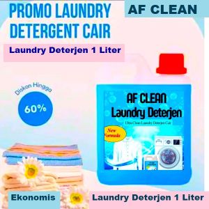 Deterjen Cair 1 liter/ Sabun cuci baju 1L / Deterjen Cair Pakaian 1000 ml [1 Liter]