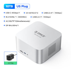 ORICO 10TB ma trận dữ liệu Pro 40gbps bao vây với 3000 MB/giây NVMe SSD để chỉnh sửa tải nhanh cổng kép hỗ trợ Apple Thunderbolt 3/4/usb4