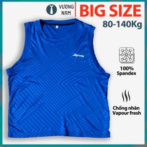 Áo BIG SIZE ba lỗ tanktop nam sát nách kiếu dáng thể thao vải thun lạnh vân VNO70