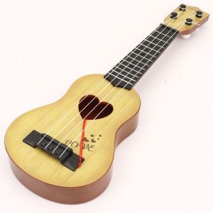 BAGUO(霸果) Núm dây có thể điều chỉnh Đồ chơi nhạc cụ ukulele 4 dây Đồ chơi yukrili Đồ chơi mô phỏng đàn Ukulele Nhạc cụ đồ chơi Cổ điển Đồ chơi guitar nhỏ Đồ chơi trẻ em