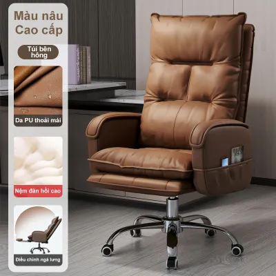 Ghế văn phòng tại nhà Ghế giám đốc Ngồi thoải mái Tựa lưng ngả ra sau Sang trọng nhẹ nhàng