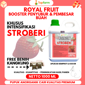 Pupuk Pelebat Buah Stroberi / Pupuk Booster Stroberi / Pupuk Stroberi Berbuah Lebat / Pupuk Stroberi / Pupuk Stroberi Biar Berbuah / Pupuk Penyubur Tanaman Stroberi