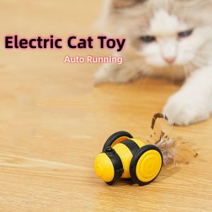 Cat Electric Toy Auto Running Little Cute Bee Interactive Cat Teaser New Version [Type-C Charging]