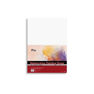 Campap Arto A4/A3/A2 Watercolour Painting Paper Pack 100% Cellulose Cold Pressed